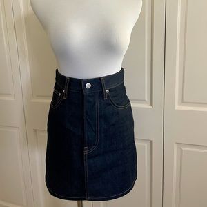 Helmut Lang jean skirt